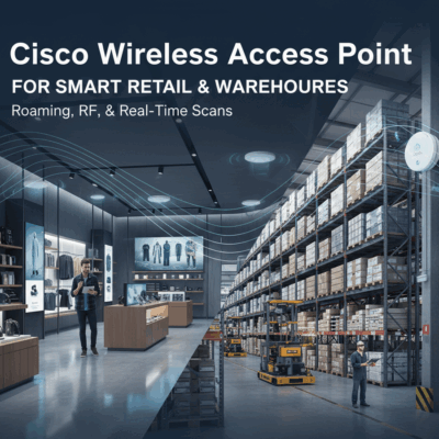 Cisco Wireless Access Point for Smart Retail & Warehouses: Roaming, RF, and Real-Time Scans